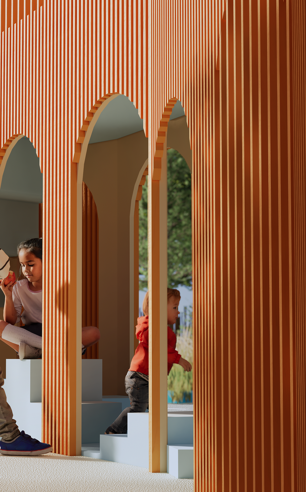 colourful city playground