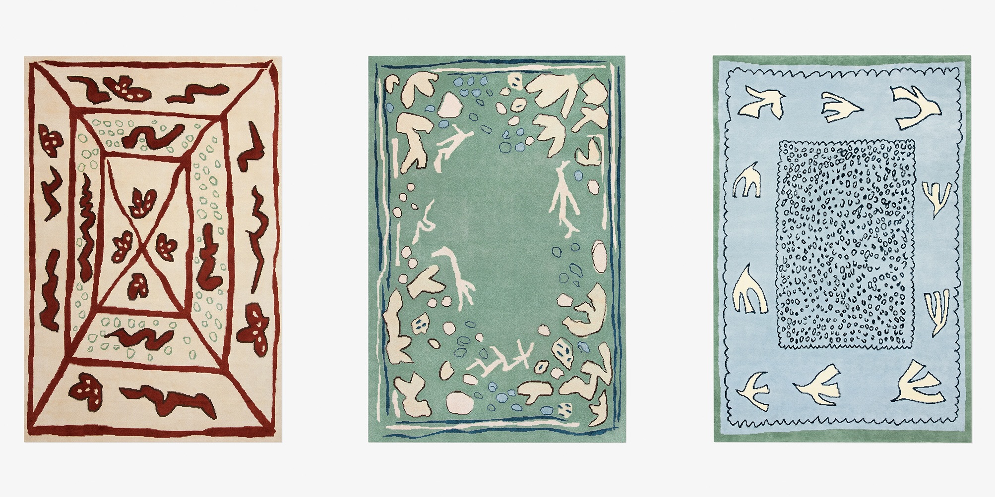 nordic knots eagle + hodges new rug collection