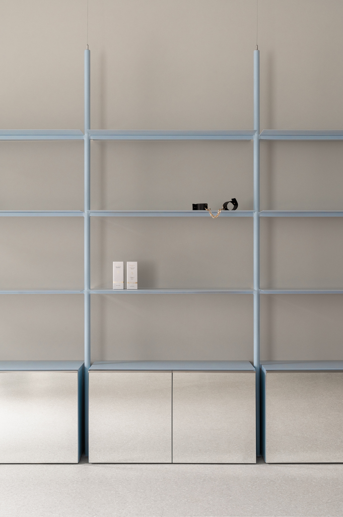 Interiors of Njoy, a sex shop in Kyiv