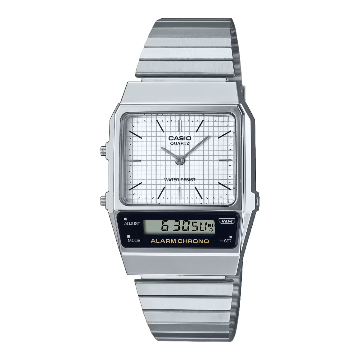silver watch