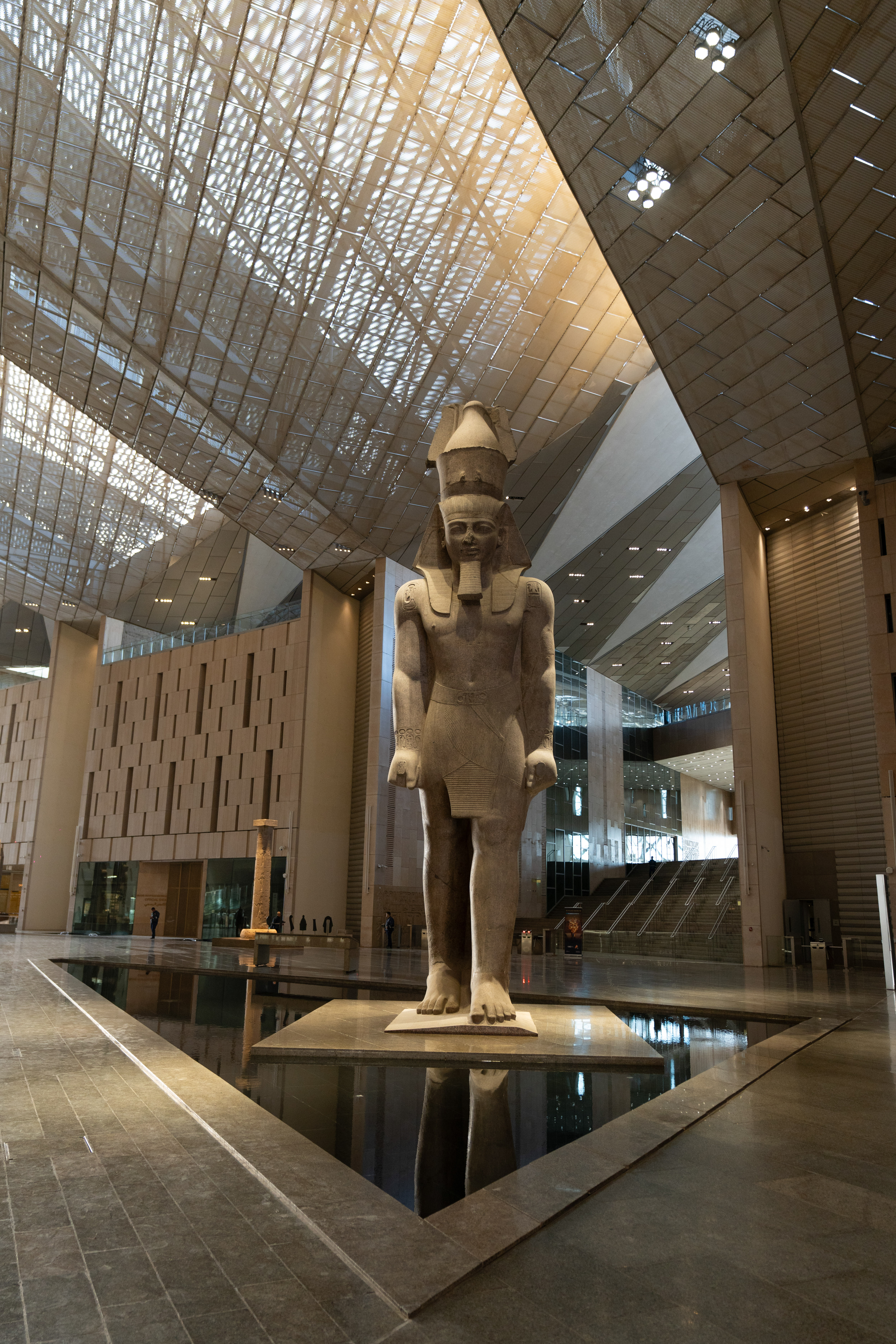 grand egyptian museum in giza, designed by heneghan peng architects