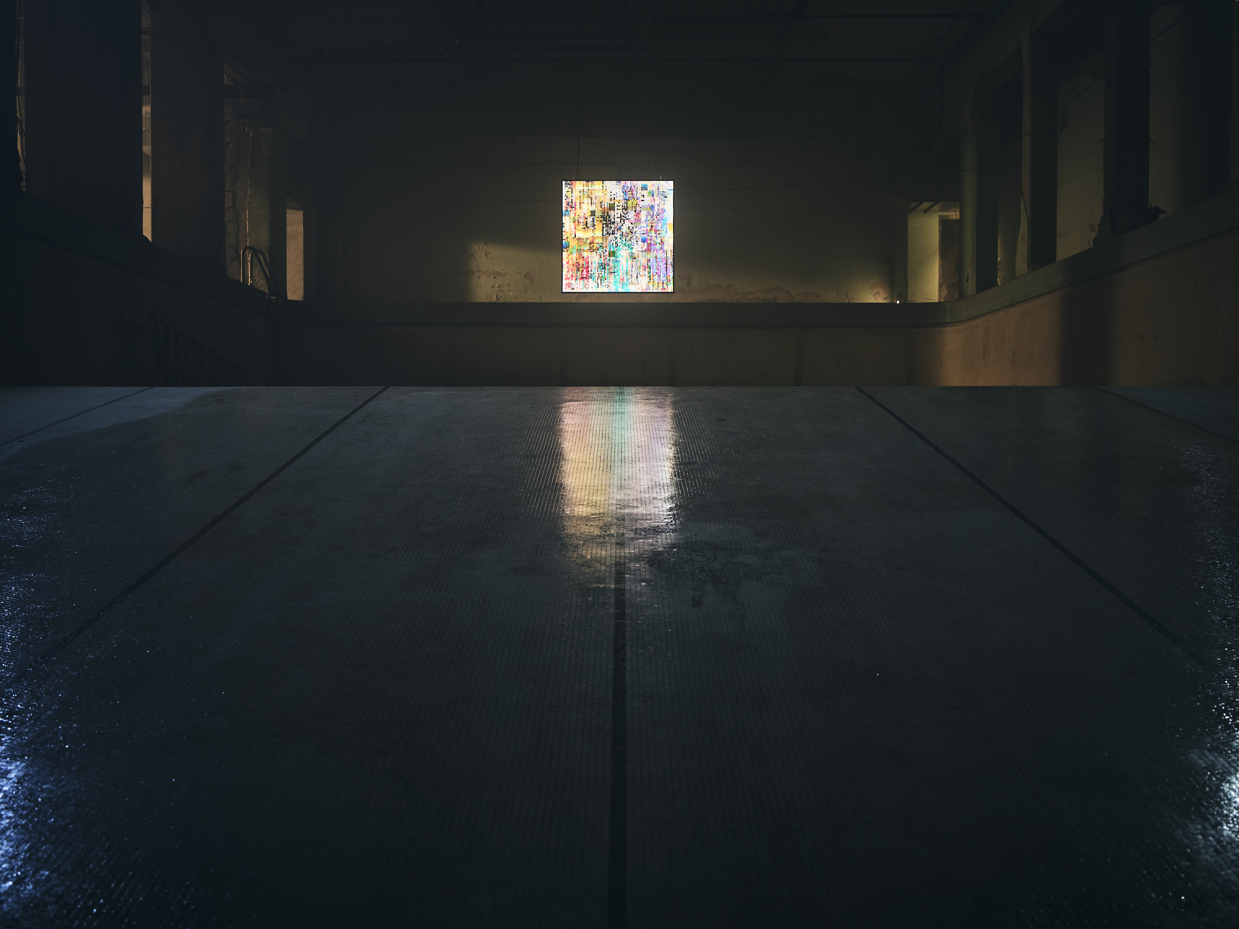 The Layer Canvas, showing &#039;Linear Memory&#039; by Toxi