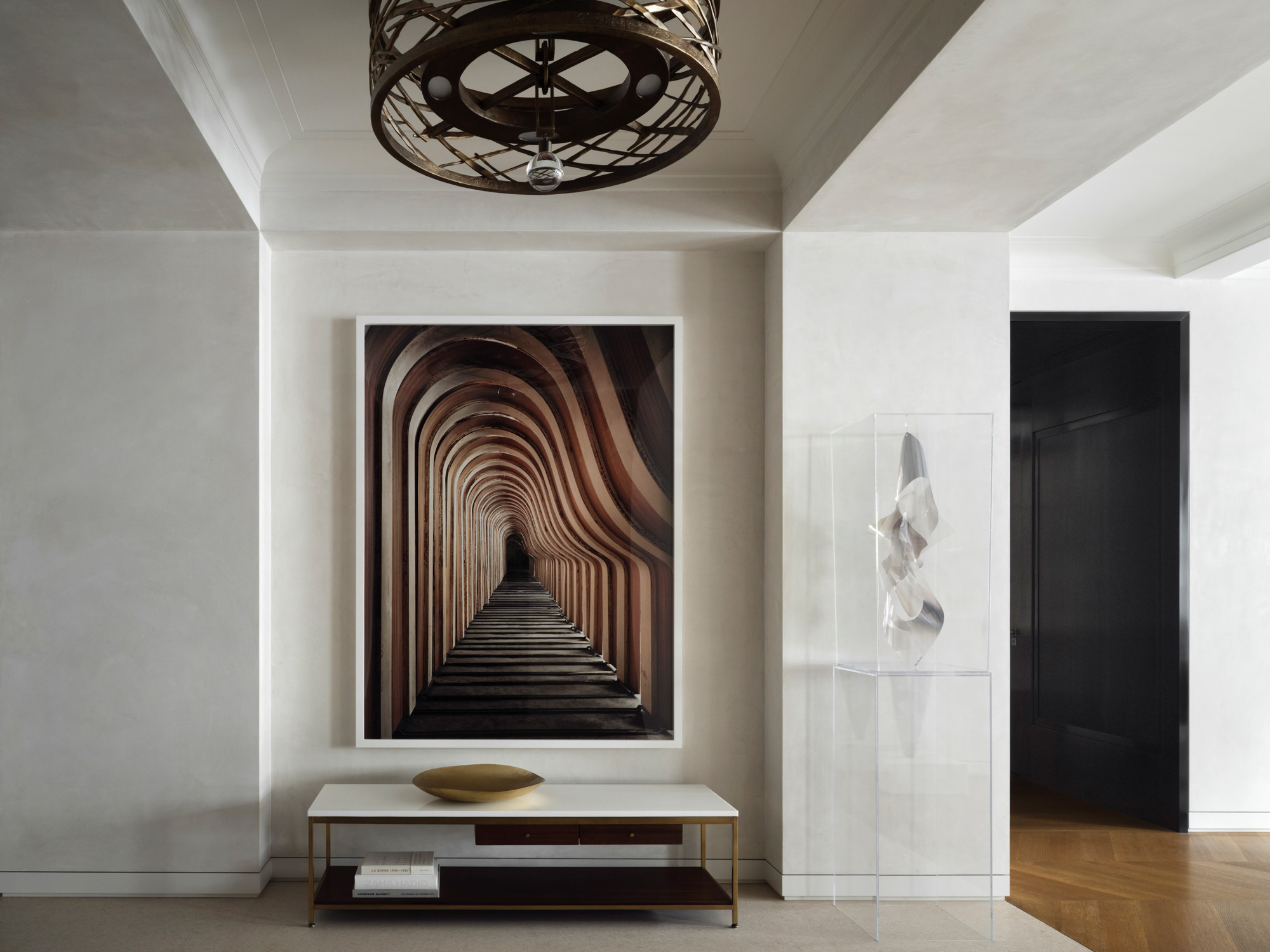 minimalist and rich interior at Victoria Blau apartment, New York