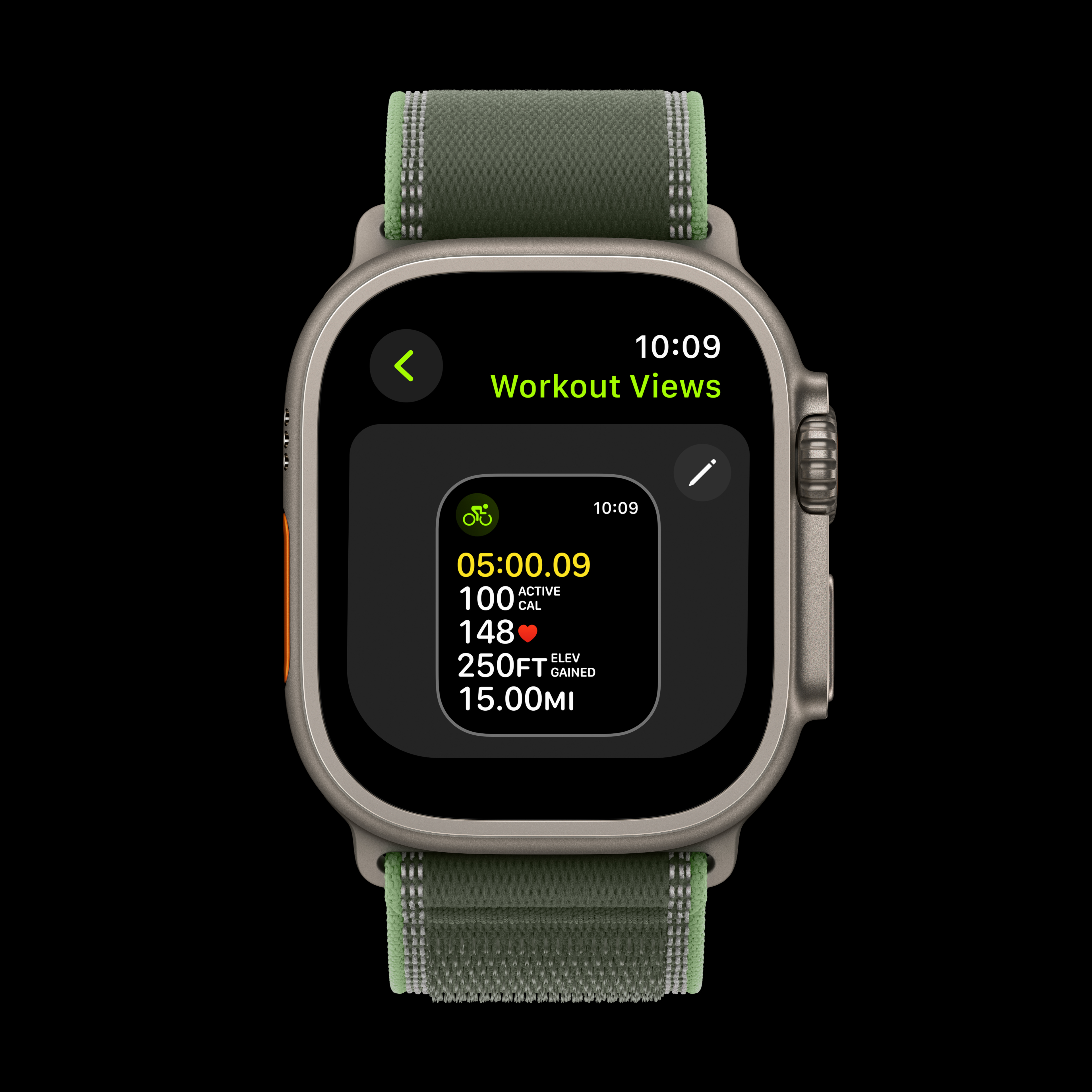 Apple Watch Ultra 3 Workout views
