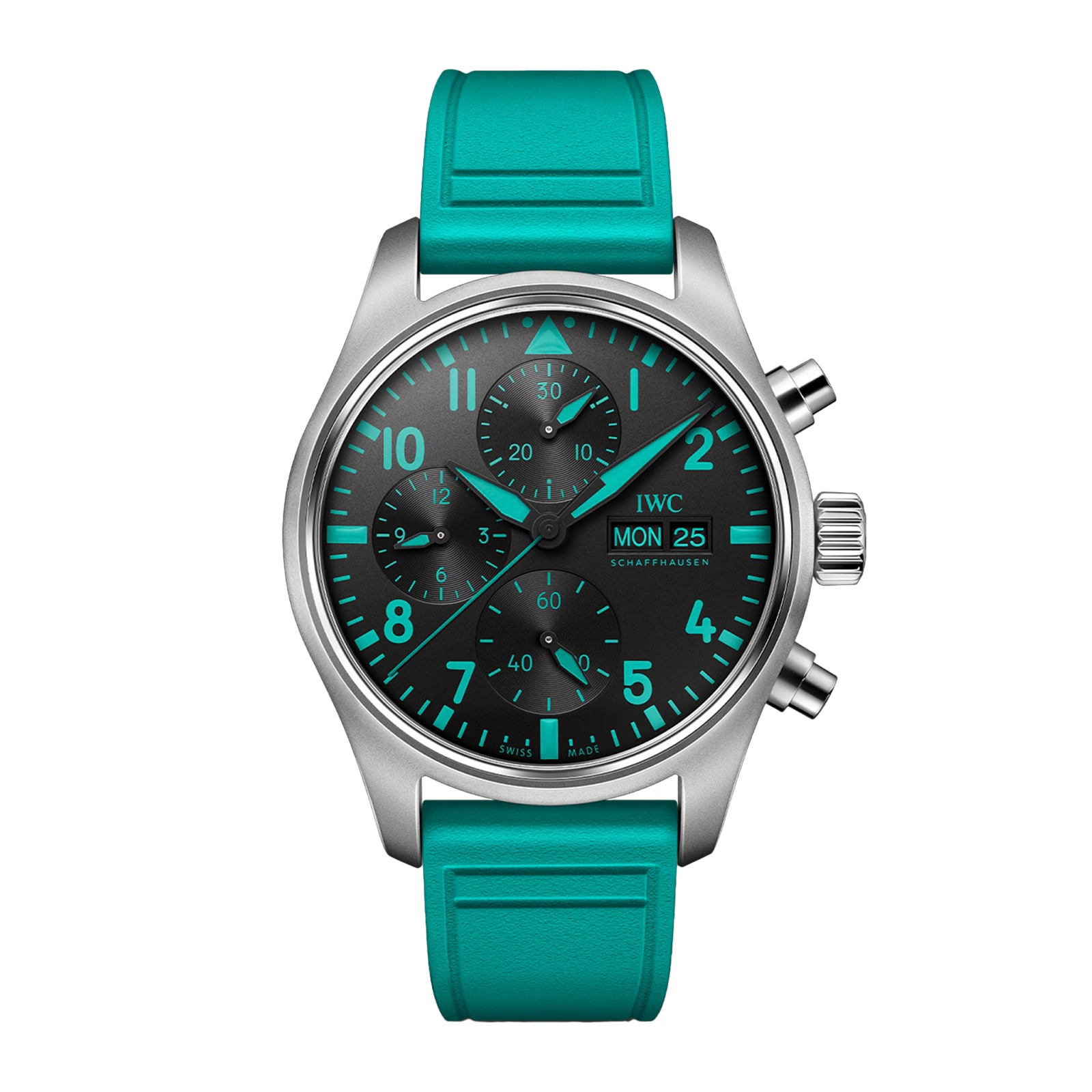 Pilot Chronograph Mercedes - Amg Petronas Formula One Team 41mm Mens Watch Black