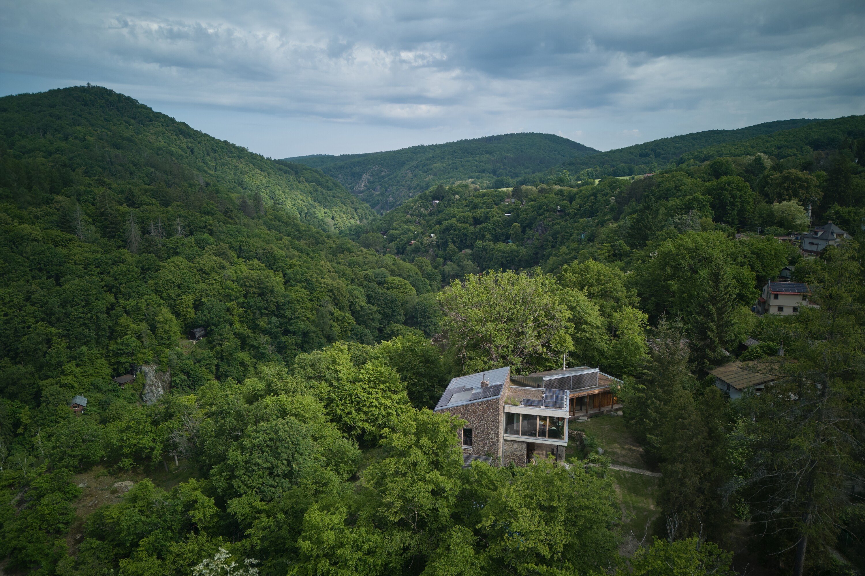 The new studio addition in context