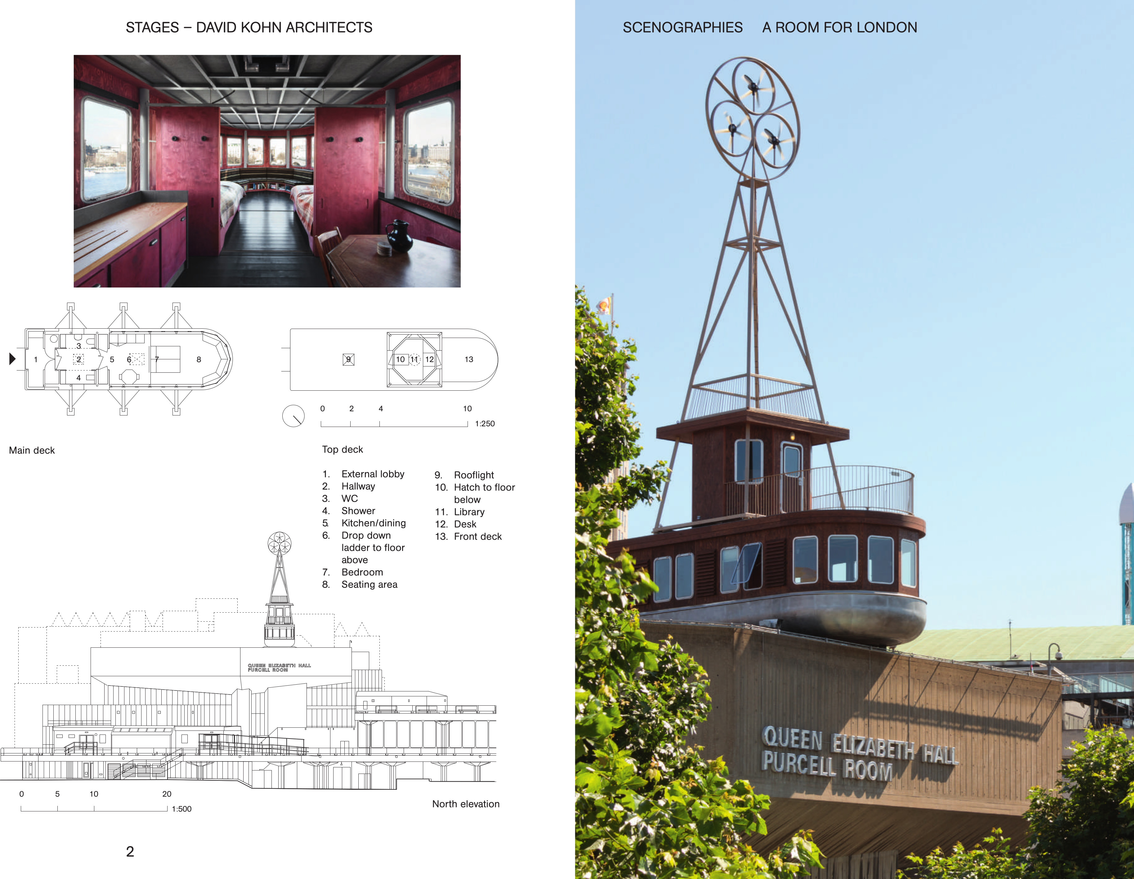 Spread from Stages featuring A Room for London