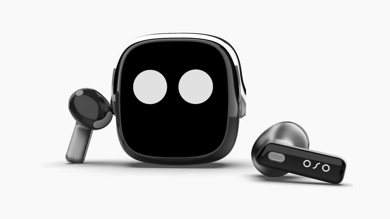OSO AI Earbuds and smart charge case