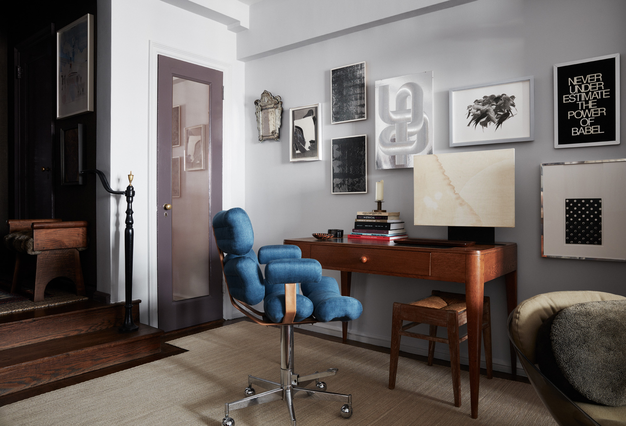 Charlie Ferrer apartment interior, new york