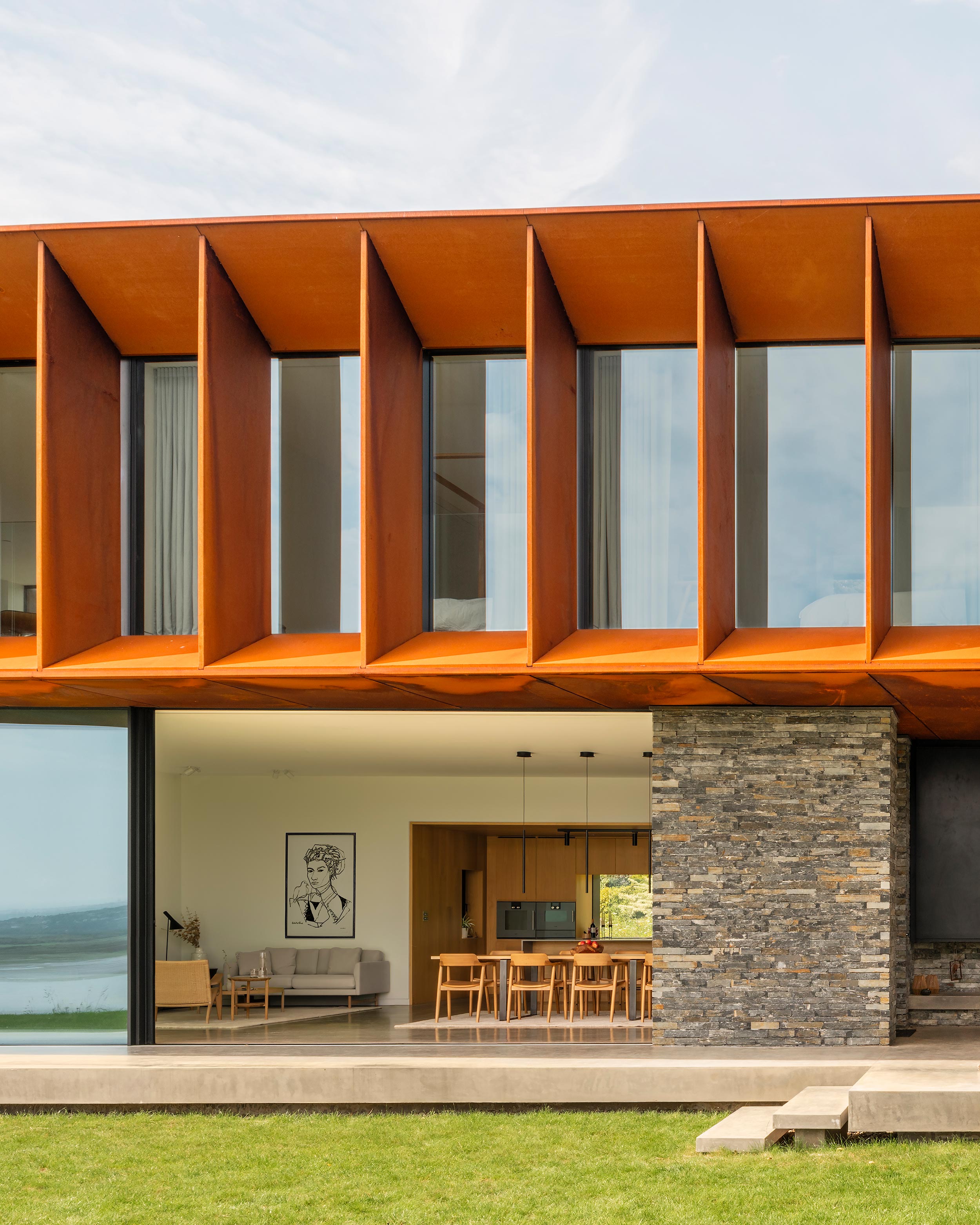 Porthmadog House, Wales, by Str&amp;ouml;m Architects