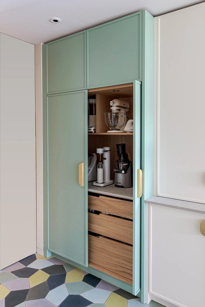 an art deco kitchen in notting hill by kate feather 14