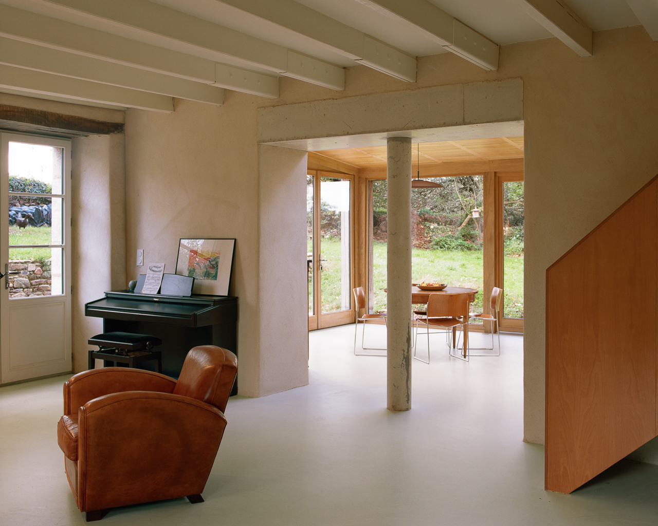 The new opening unites the old and the new