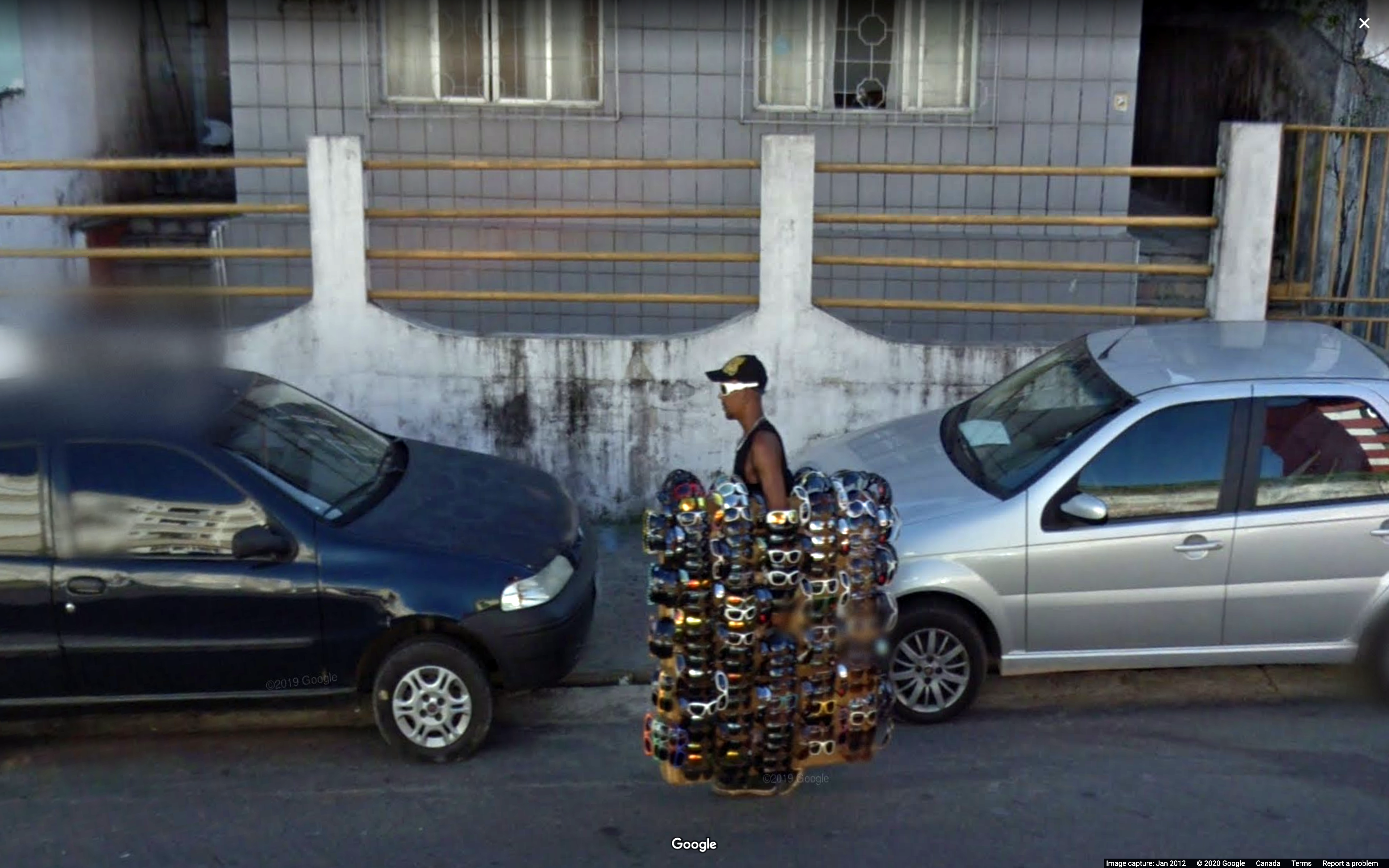 stills of people from google street view