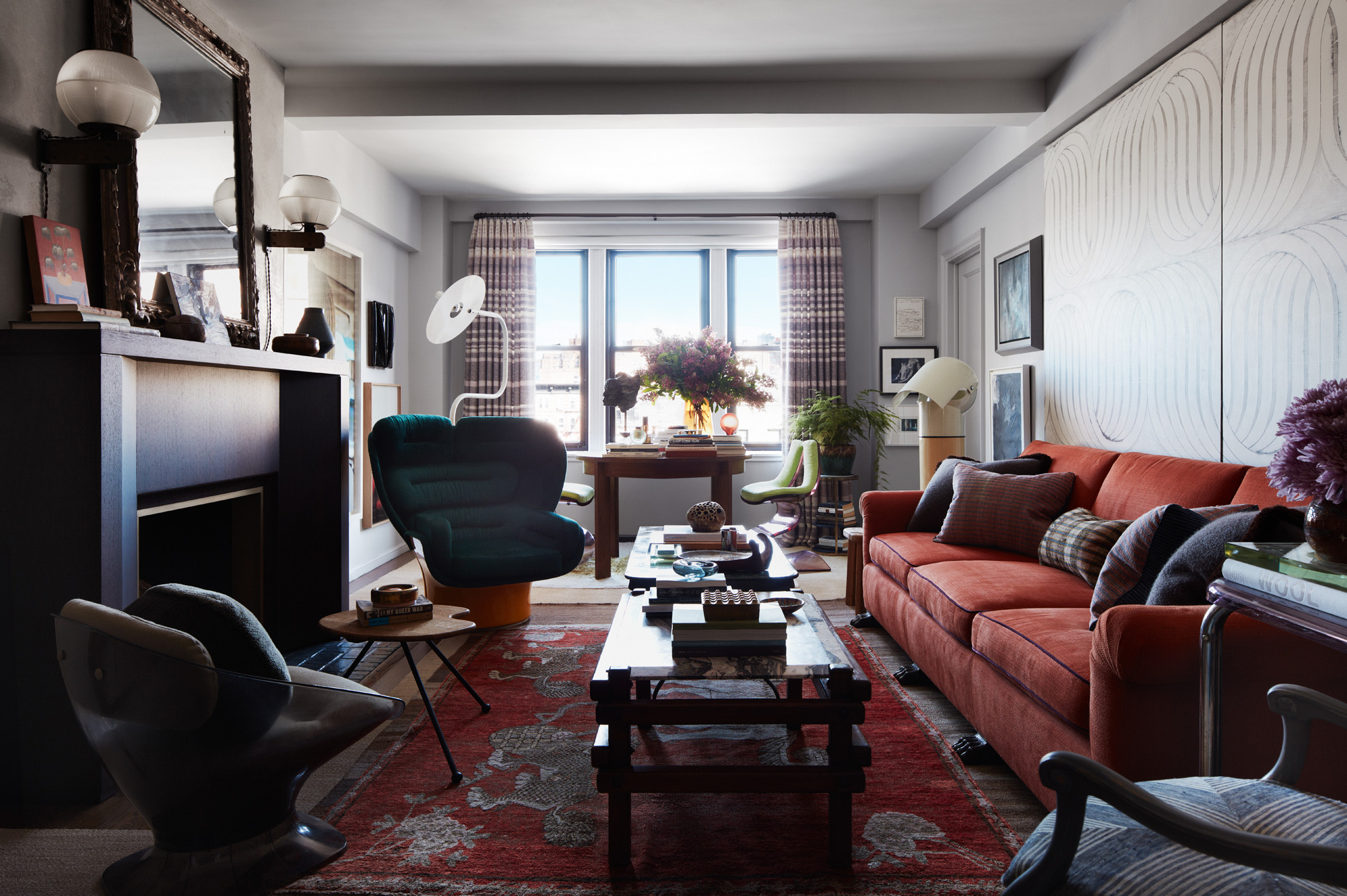 Charlie Ferrer apartment interior, new york