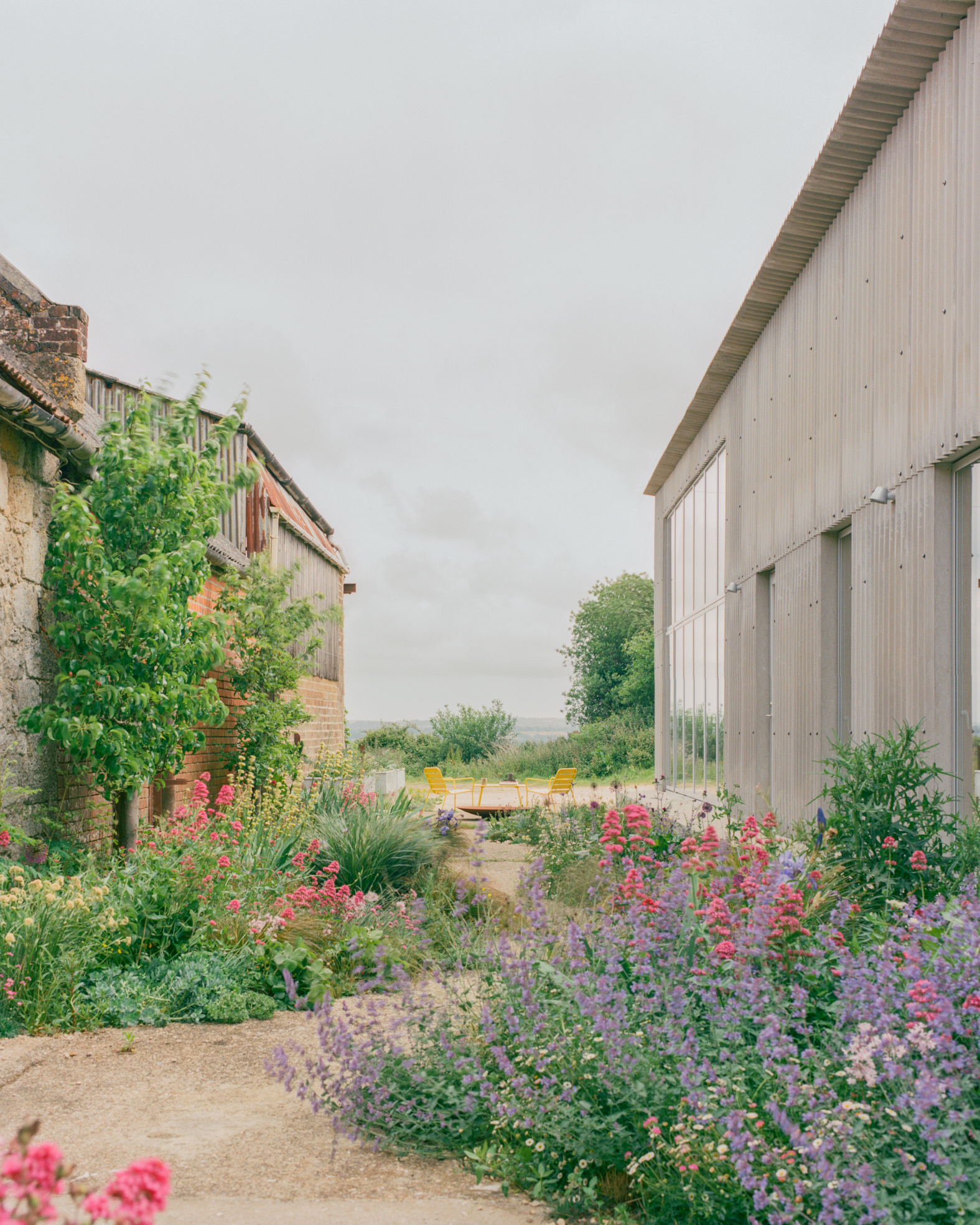view of South Barn by Je Ahn / Studio Weave, a humble renovated barn