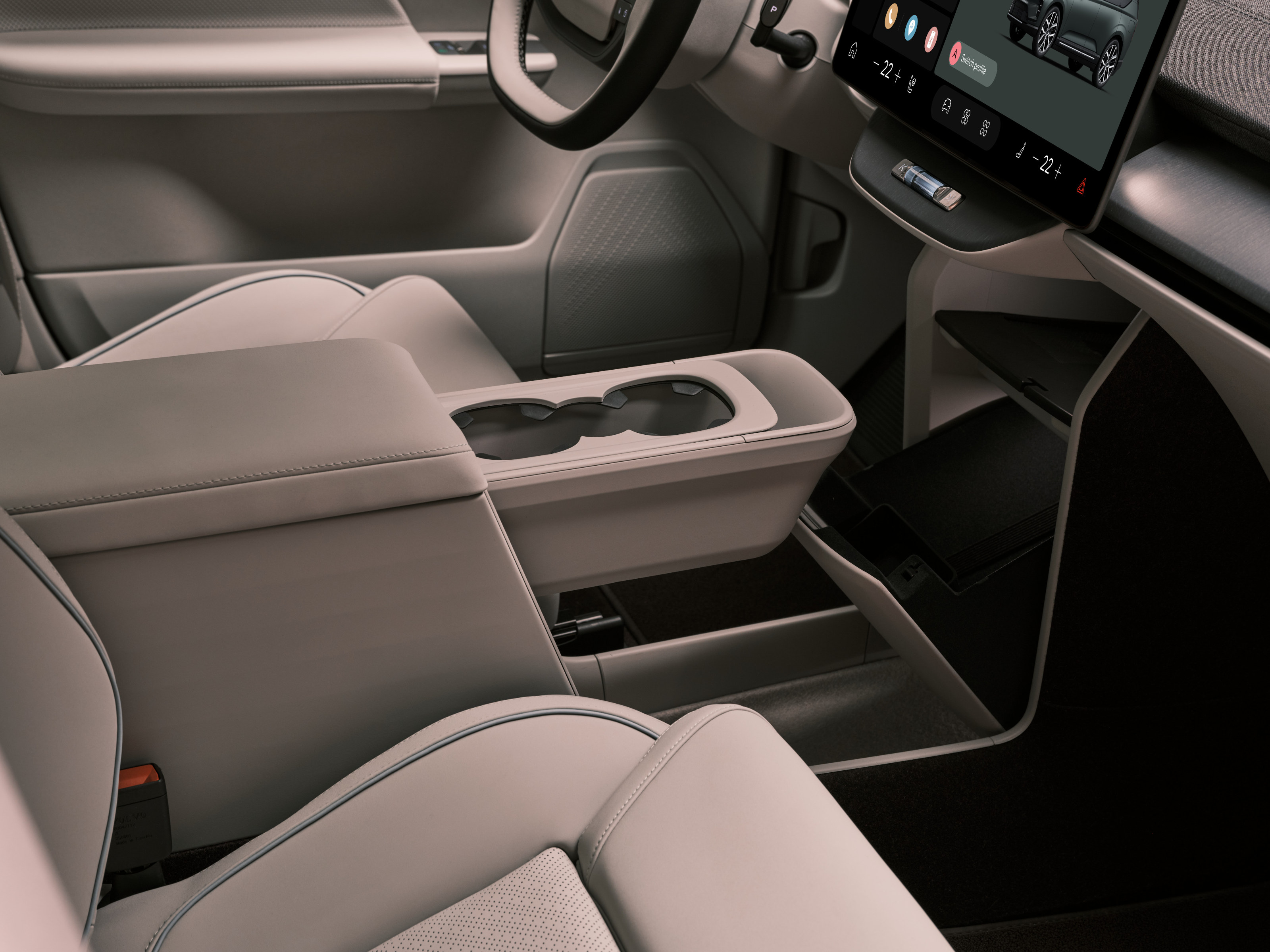 Volvo EX60 interior details