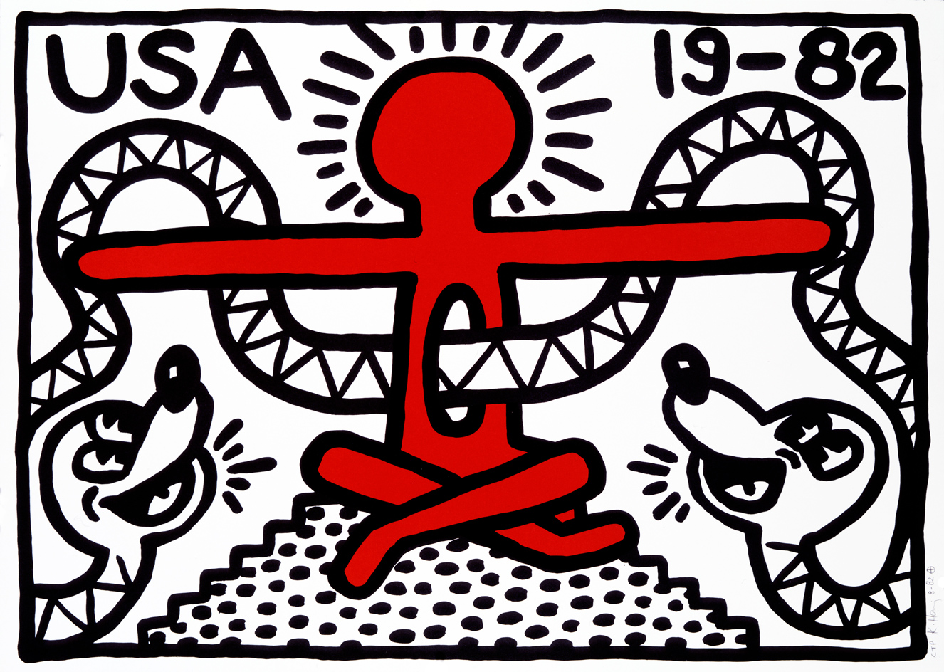 USA 19-82 by Keith Haring