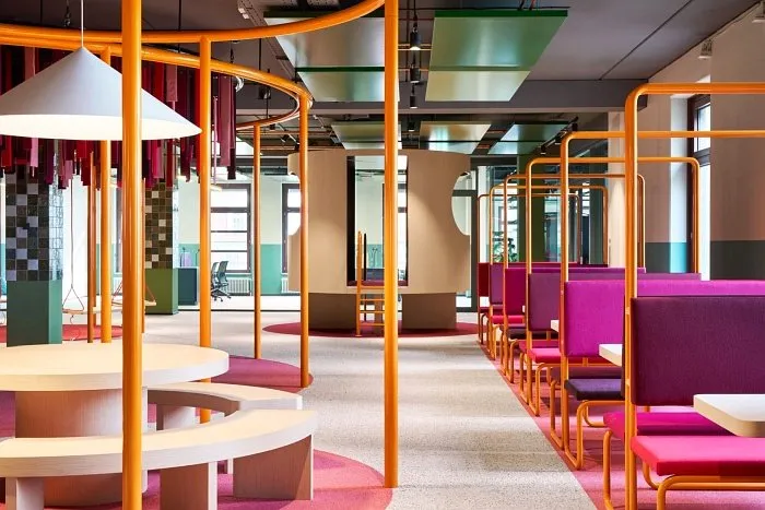 adaptive reuse office design brainhouse247 coworking space in laatzen 02