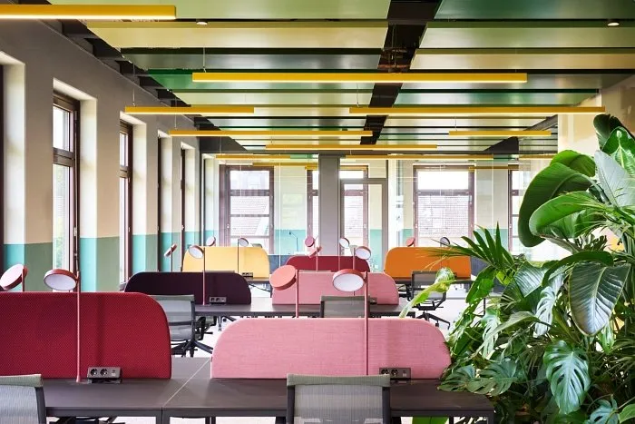 adaptive reuse office design brainhouse247 coworking space in laatzen 06