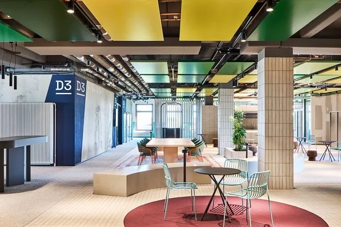 adaptive reuse office design brainhouse247 coworking space in laatzen 09