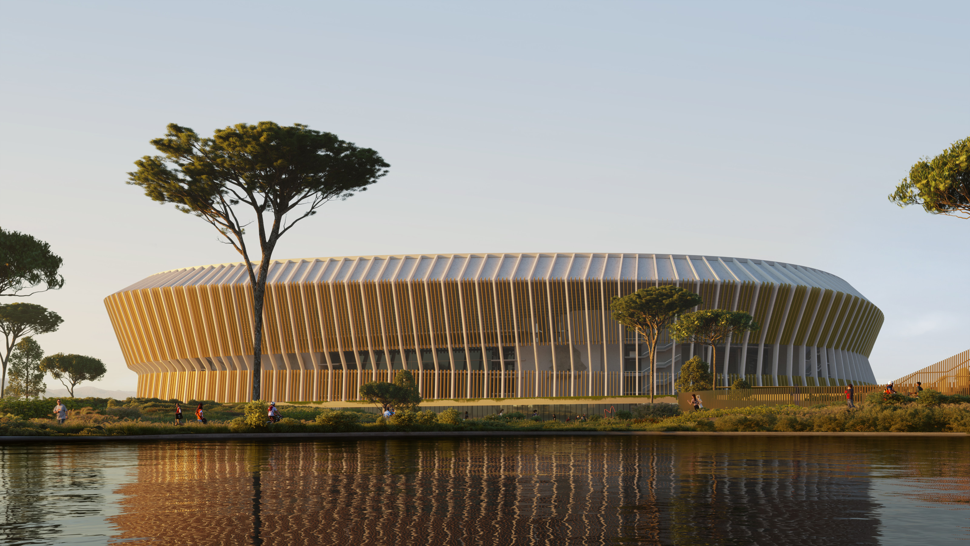 The 60,000 capacity AS Roma Stadium is due to open in 2028