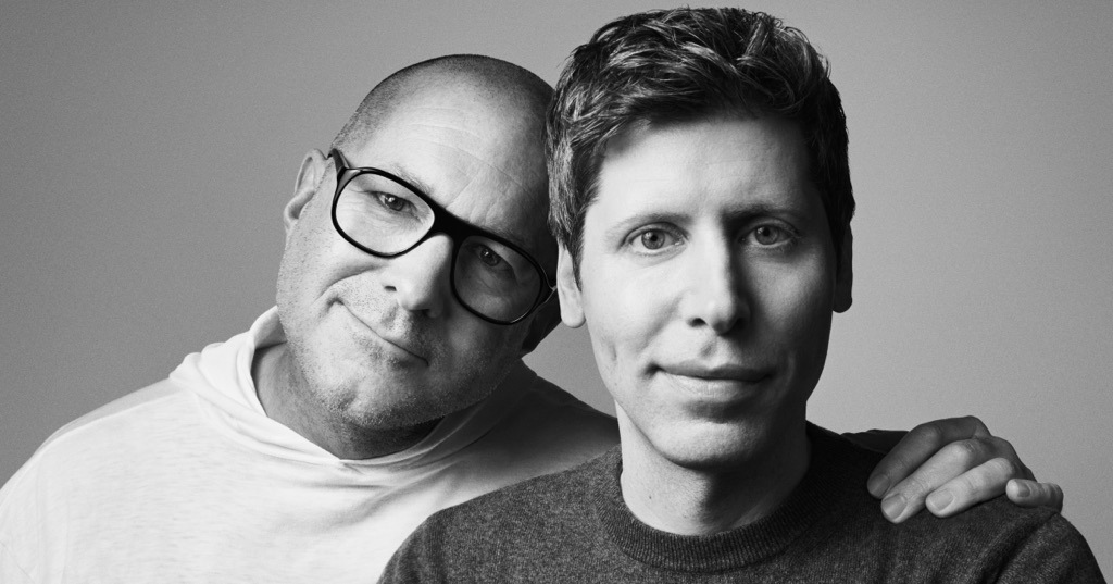 Jony Ive and Sam Altman