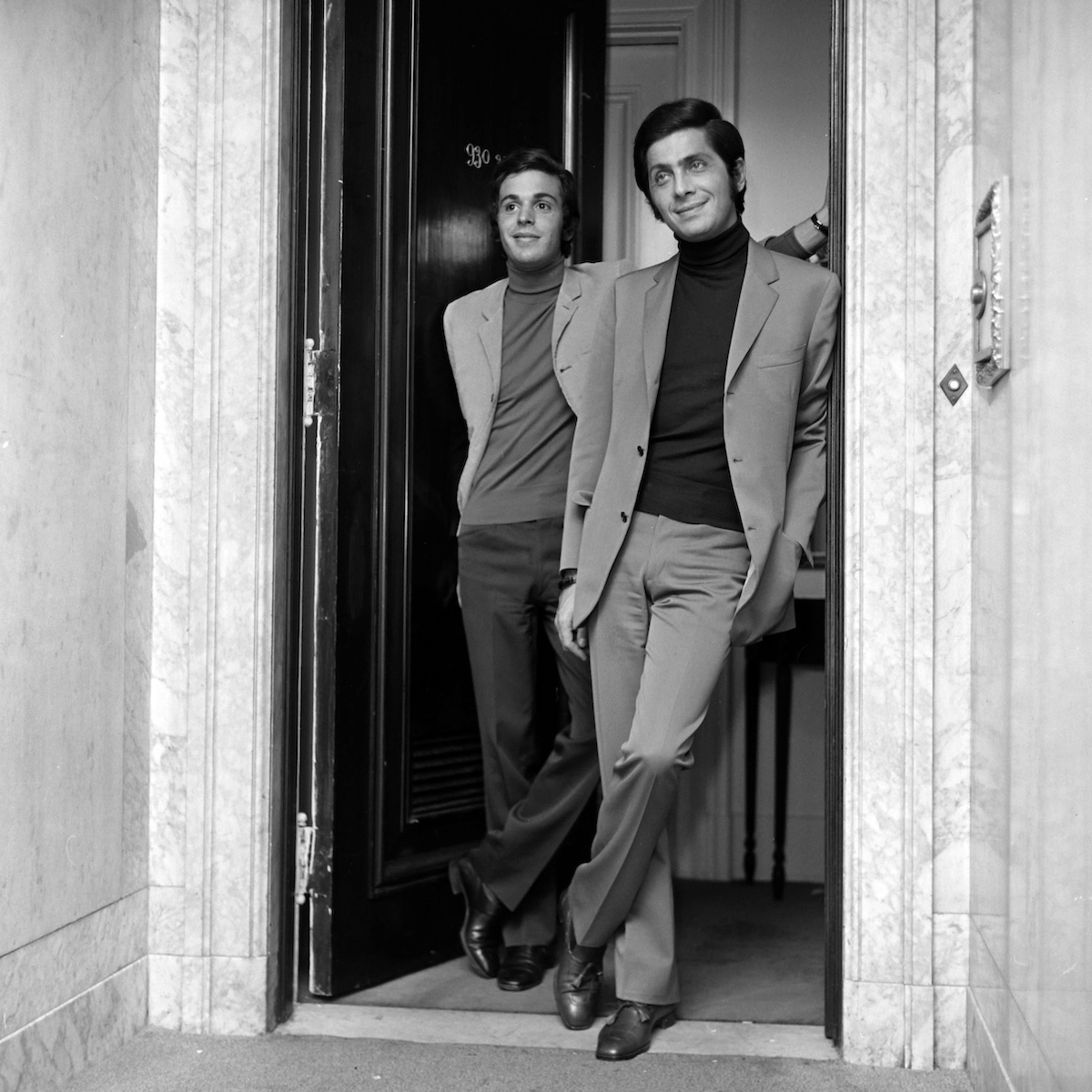 Valentino Garavani and Giancarlo Giammetti in New York City (1967)