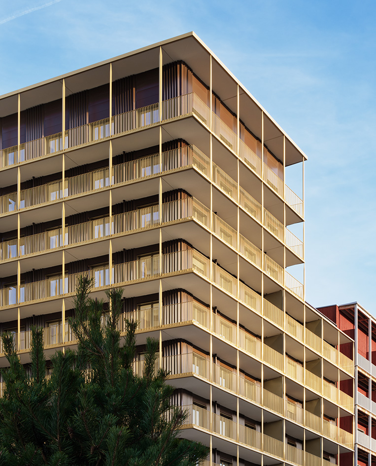 Paris Olympic Village apartment block by LGA
