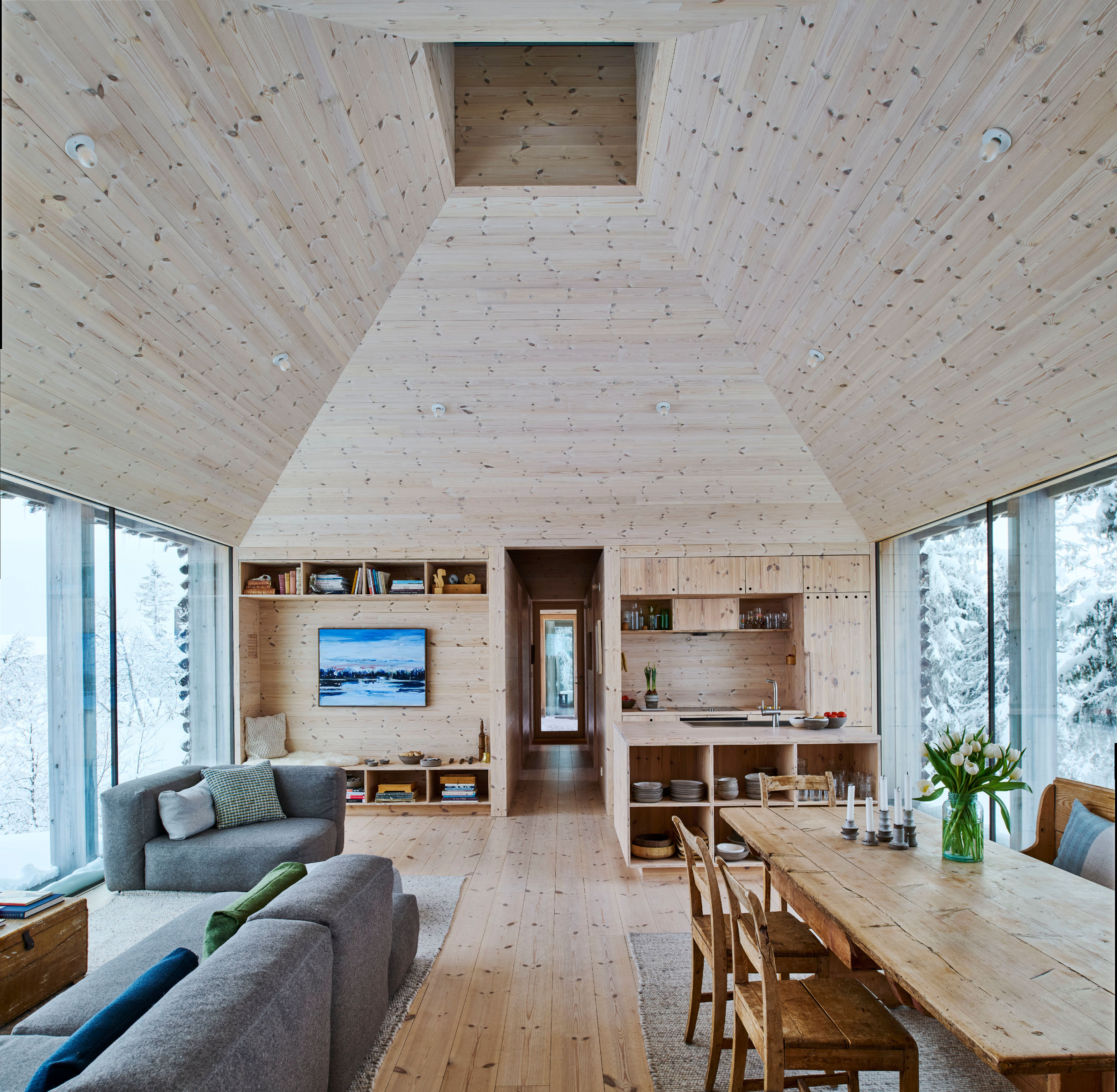 Skigard Hytte, 2019, Mork-Ulnes, Kvitfjell, Norway