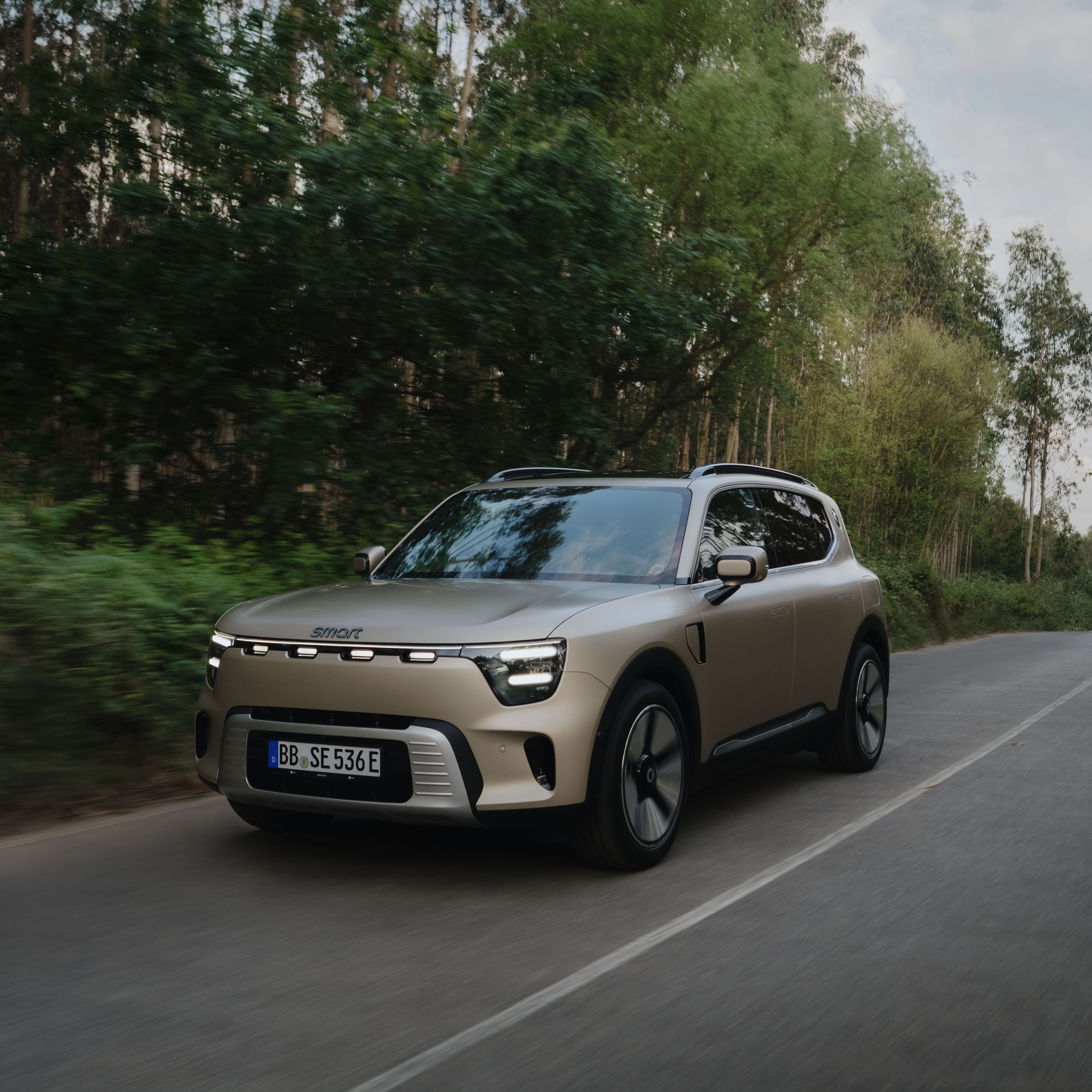 Smart #5 on the road