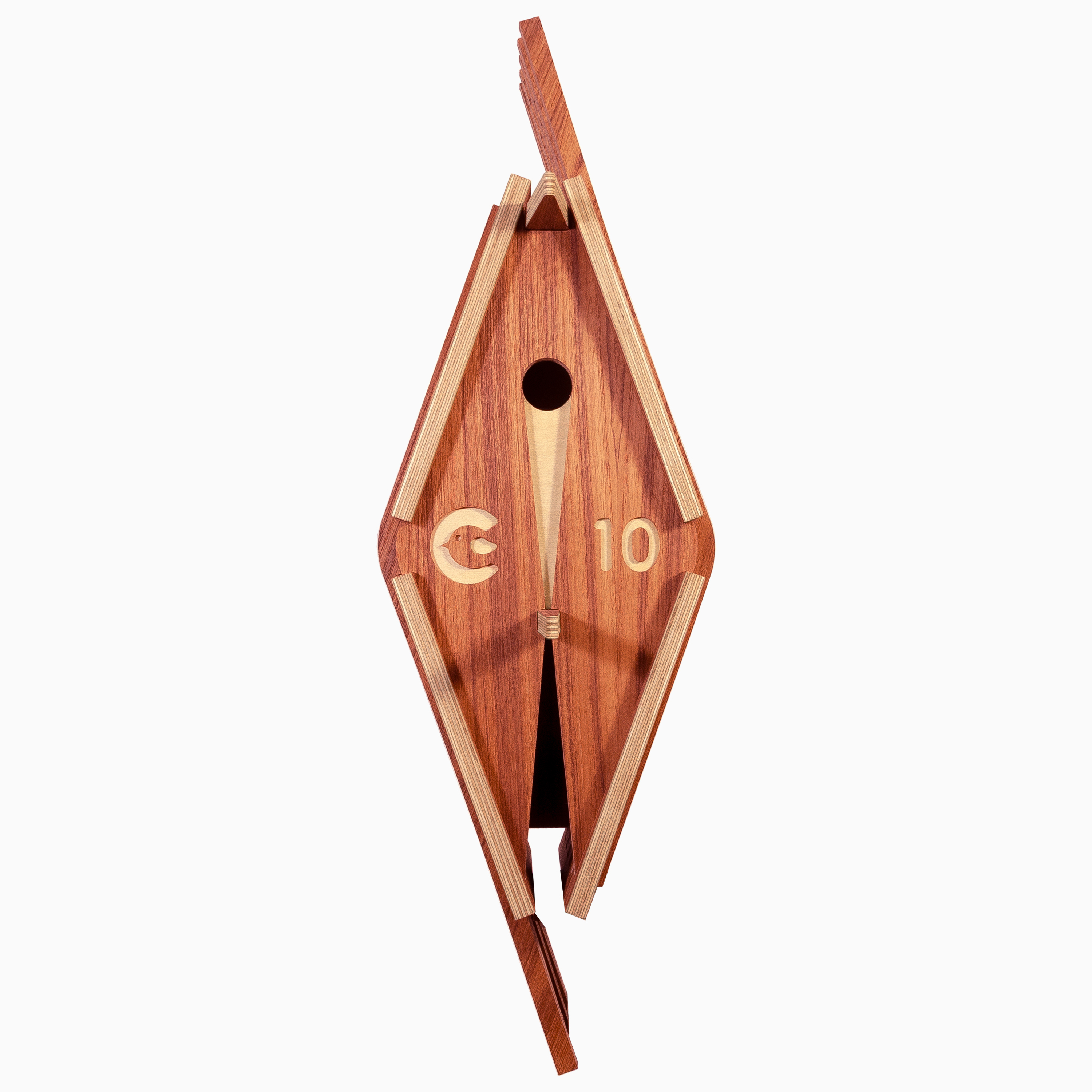 CHIRP BIRDHOUSES - CALATRAVA 1-MAHOGANY
