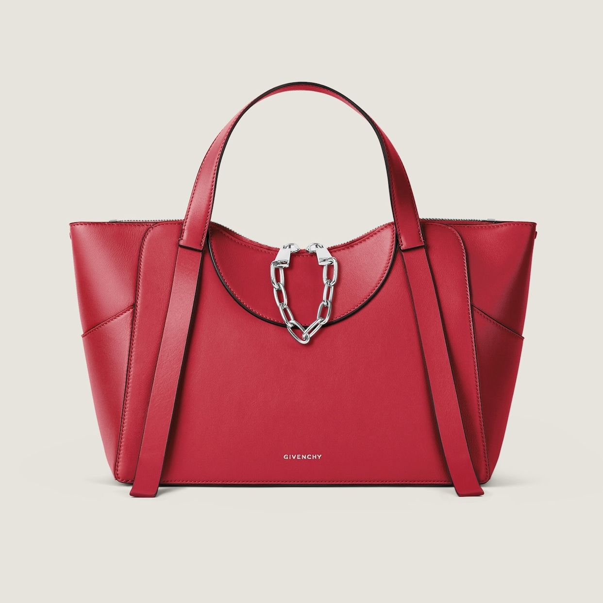 Medium the Snatch Bag in Grained Leather