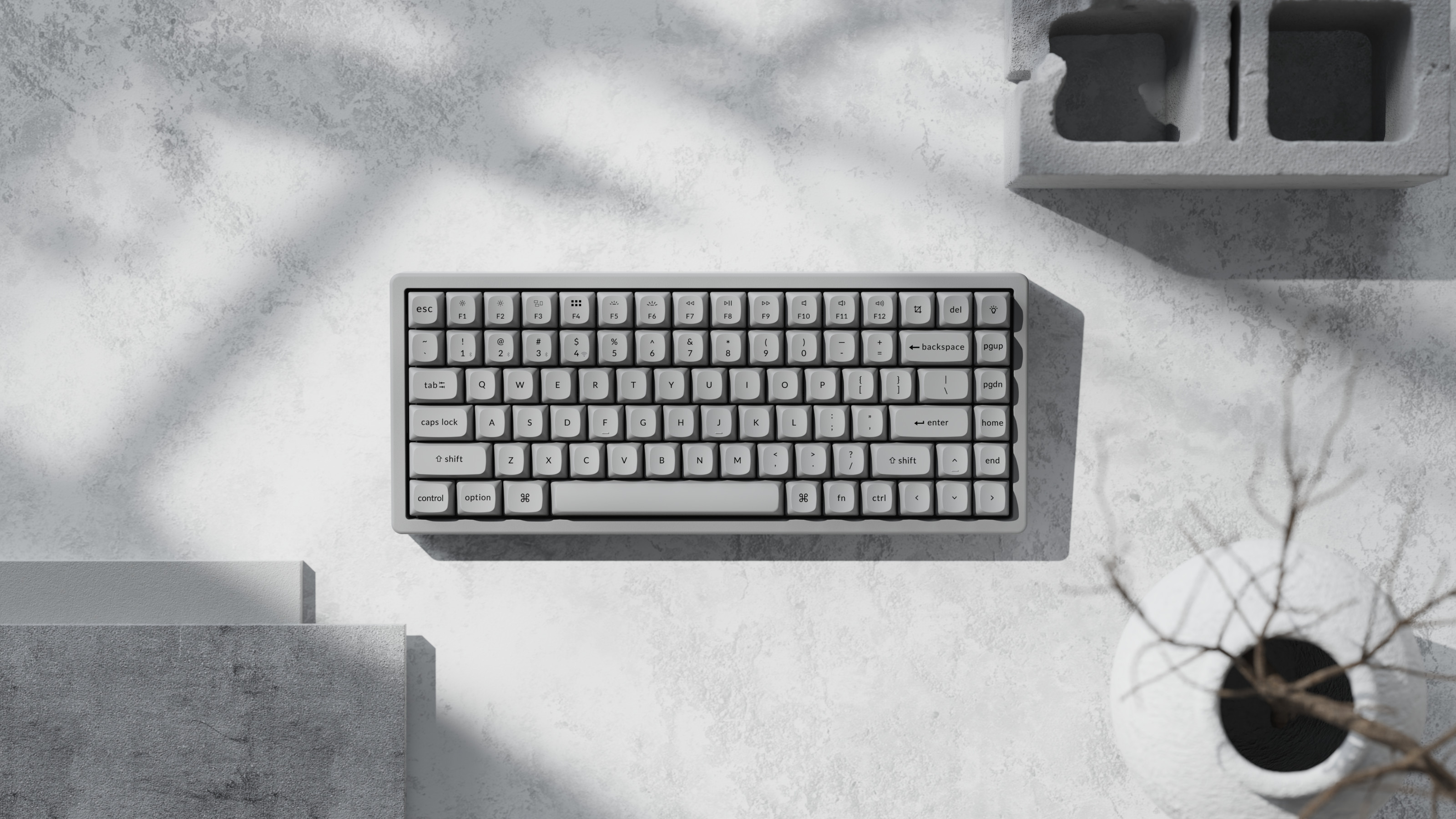 Keychron K2 HE Concrete Edition