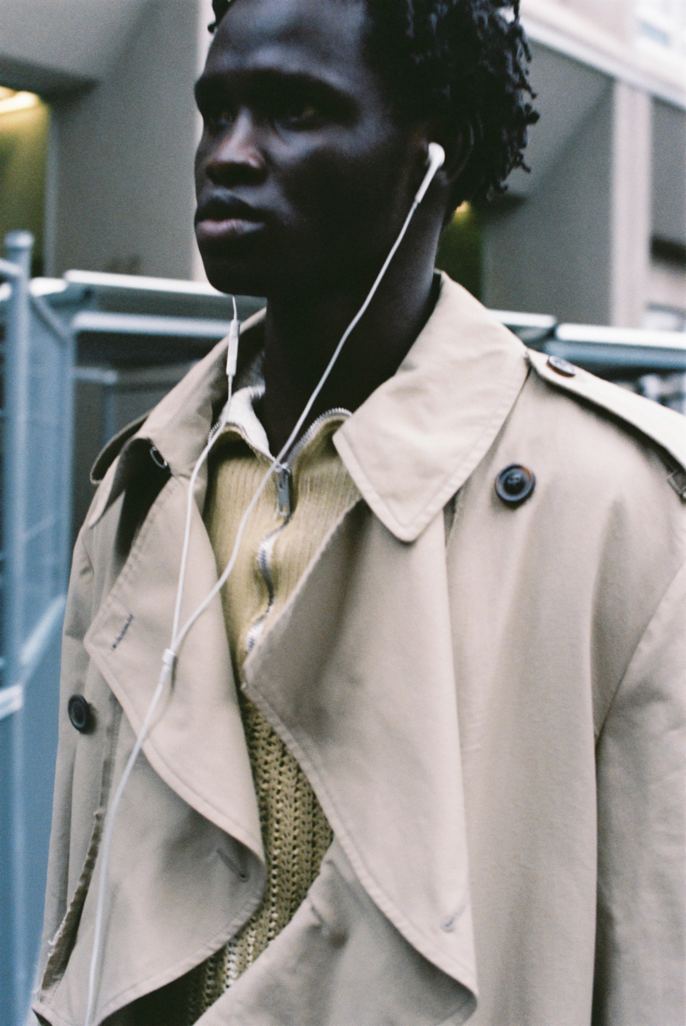 Maison Margiela S/S 2026 by Glenn Martens photographed on Paris Street
