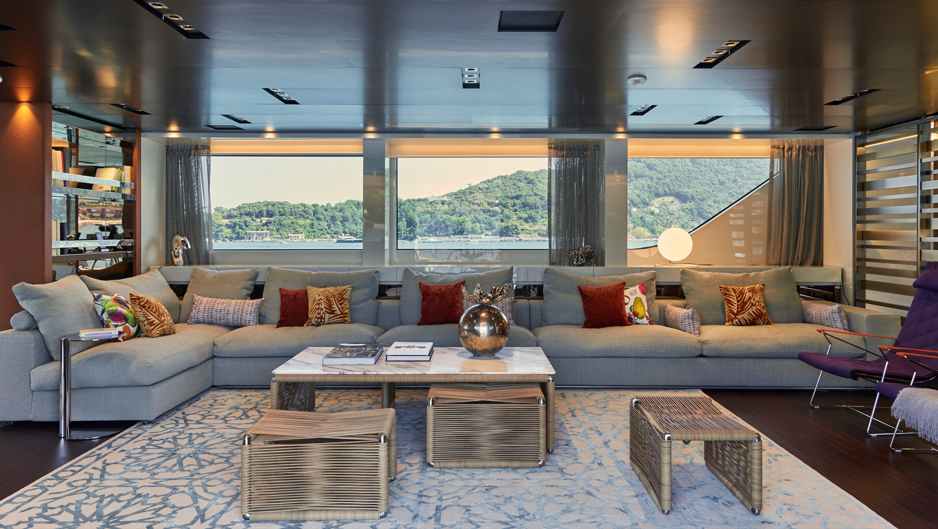 Flexform Groundpiece on a yacht