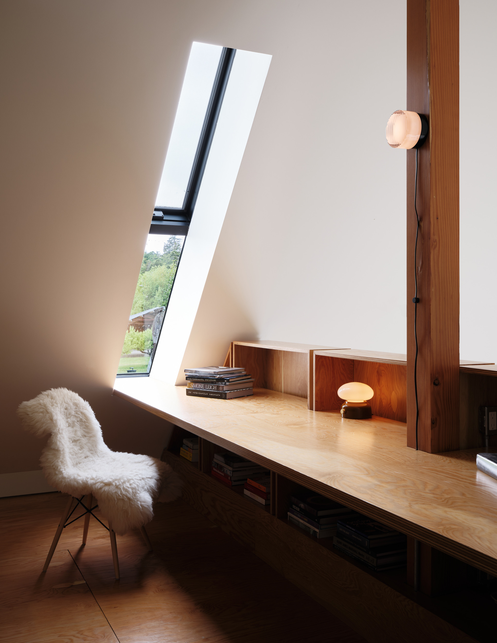 The mezzanine office space