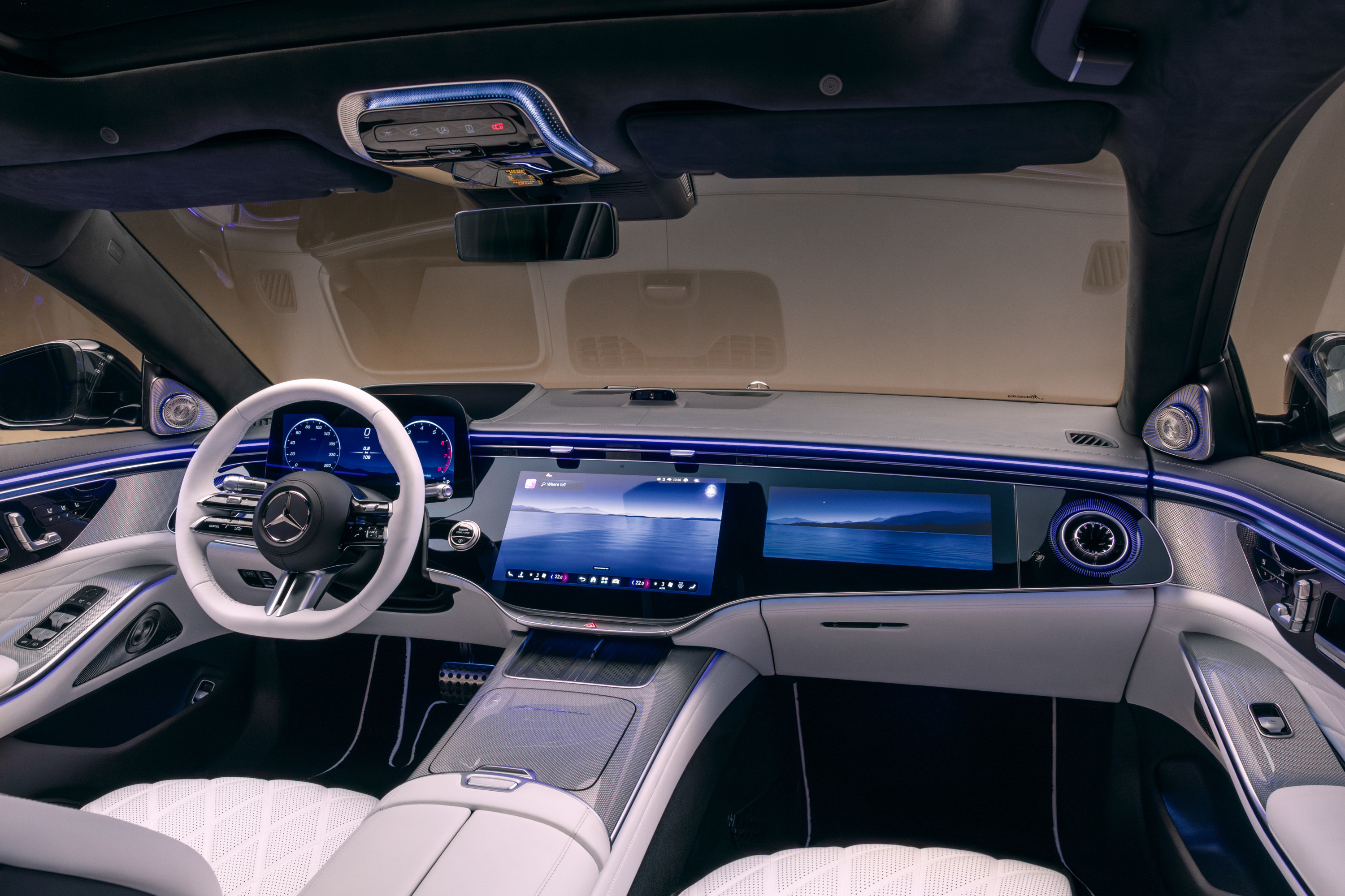 The S-Class is definitely one for touchscreen fans
