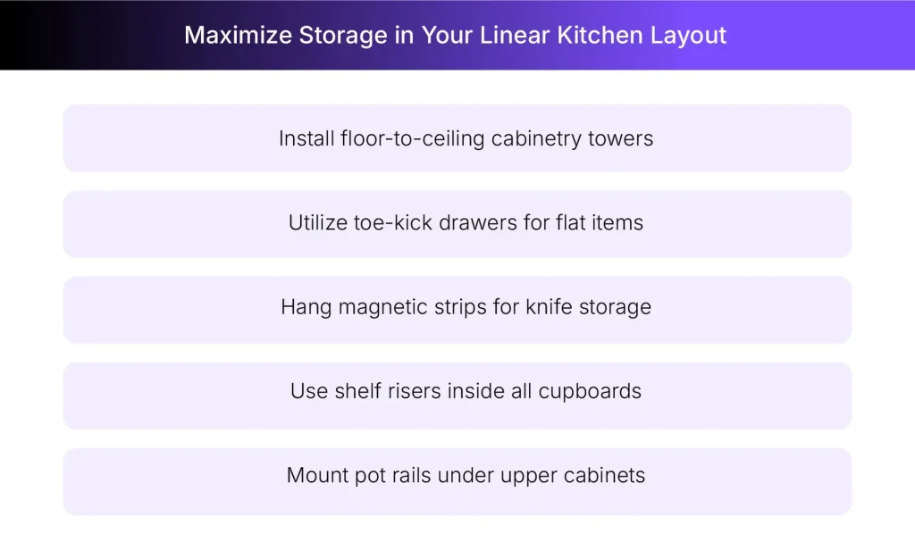 How to create more storage space in your kitchen design
