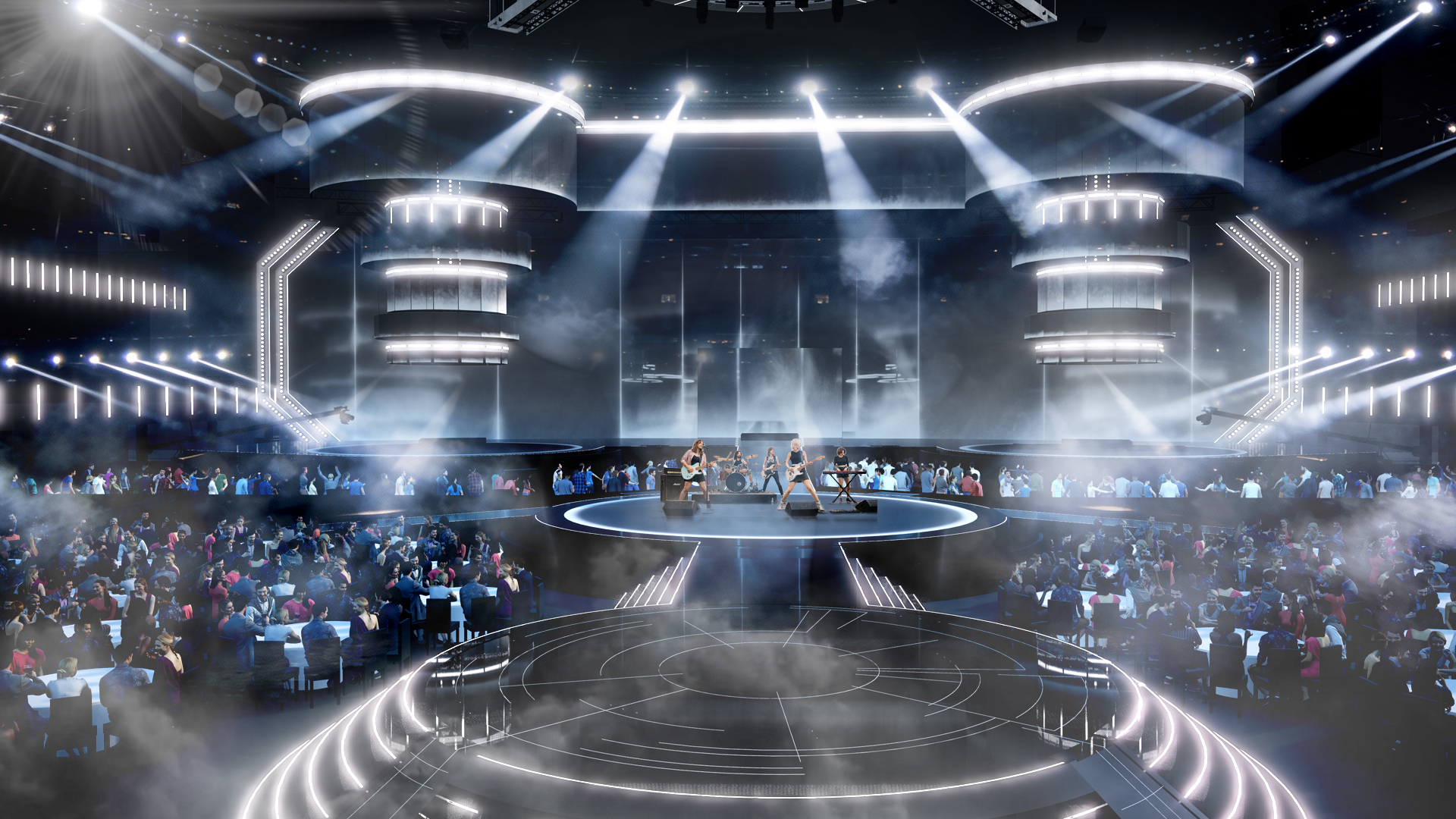 Brit Awards 2026 stage set