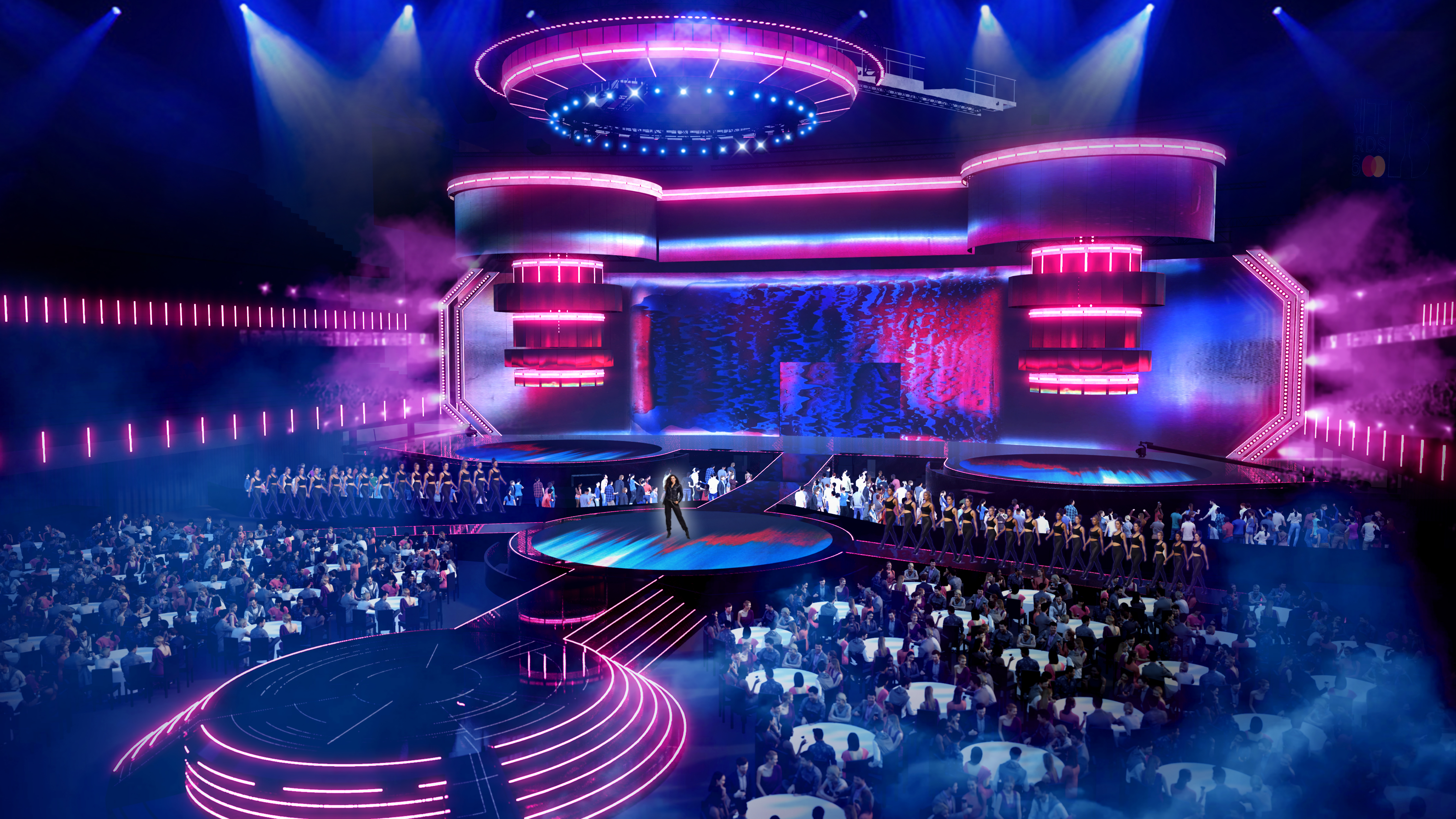 Brit Awards 2026 stage set