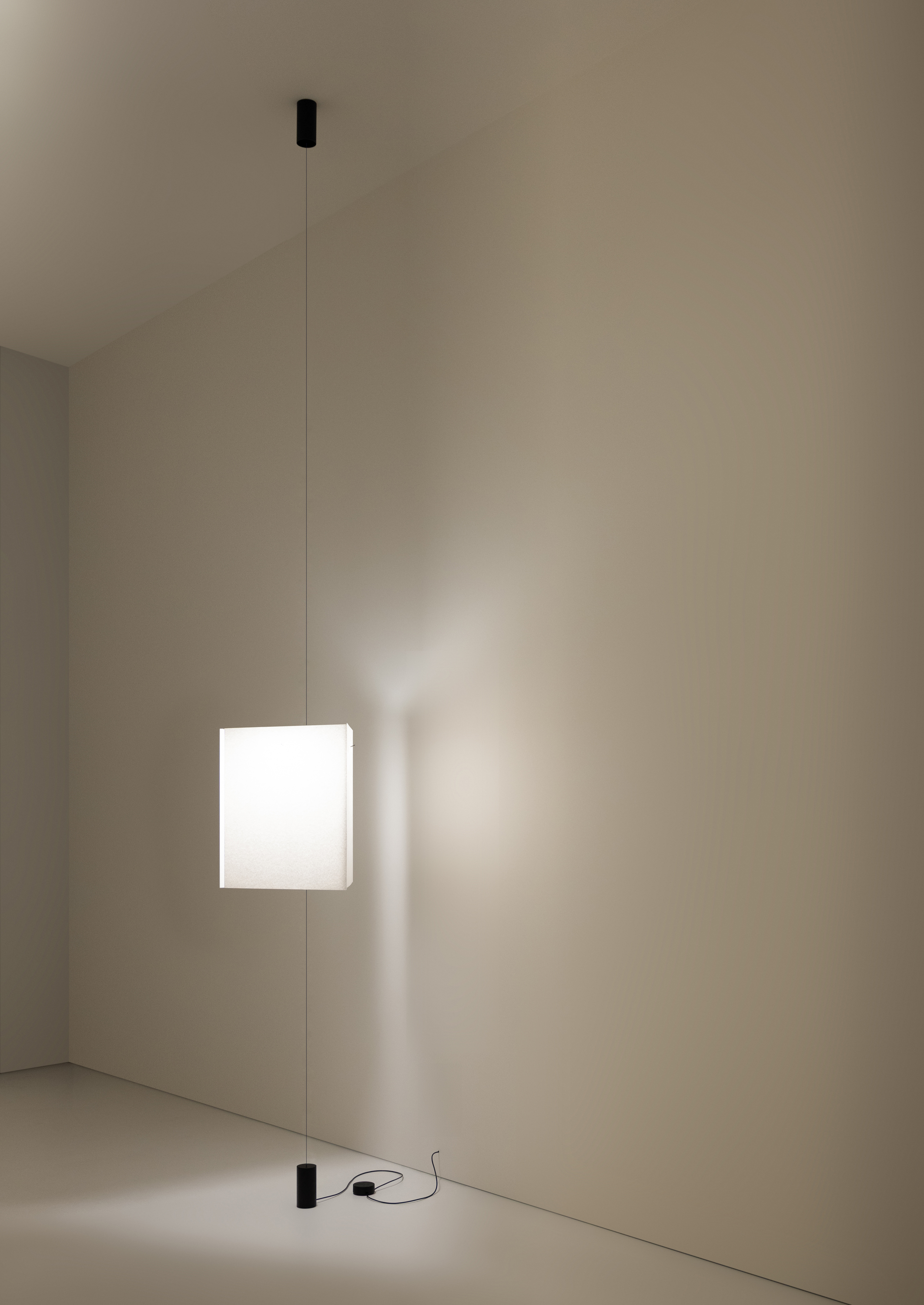 Davide Groppi lighting at Volumnia, Piacenza