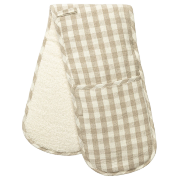 McGee Charlie Double Oven Mitt gingham