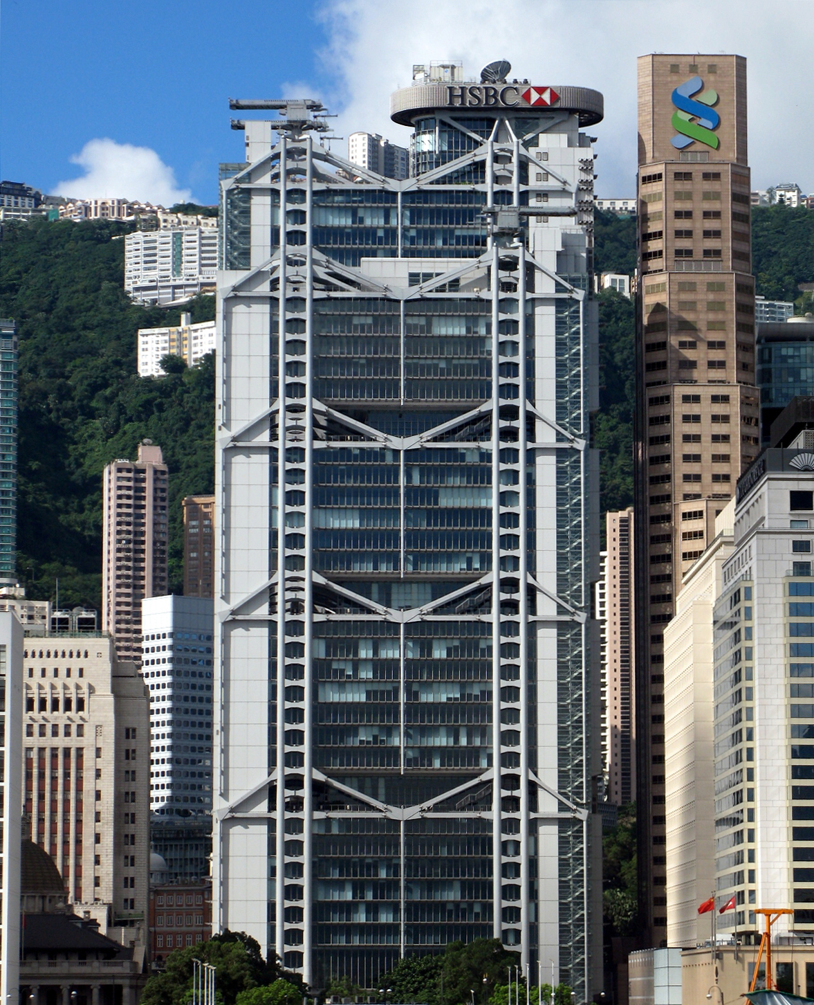 HSBC biulding in Hong Kong