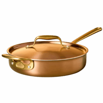 Target 4qt 11" 2pc Stainless Steel Fry Pan Copper - Hearth & Hand