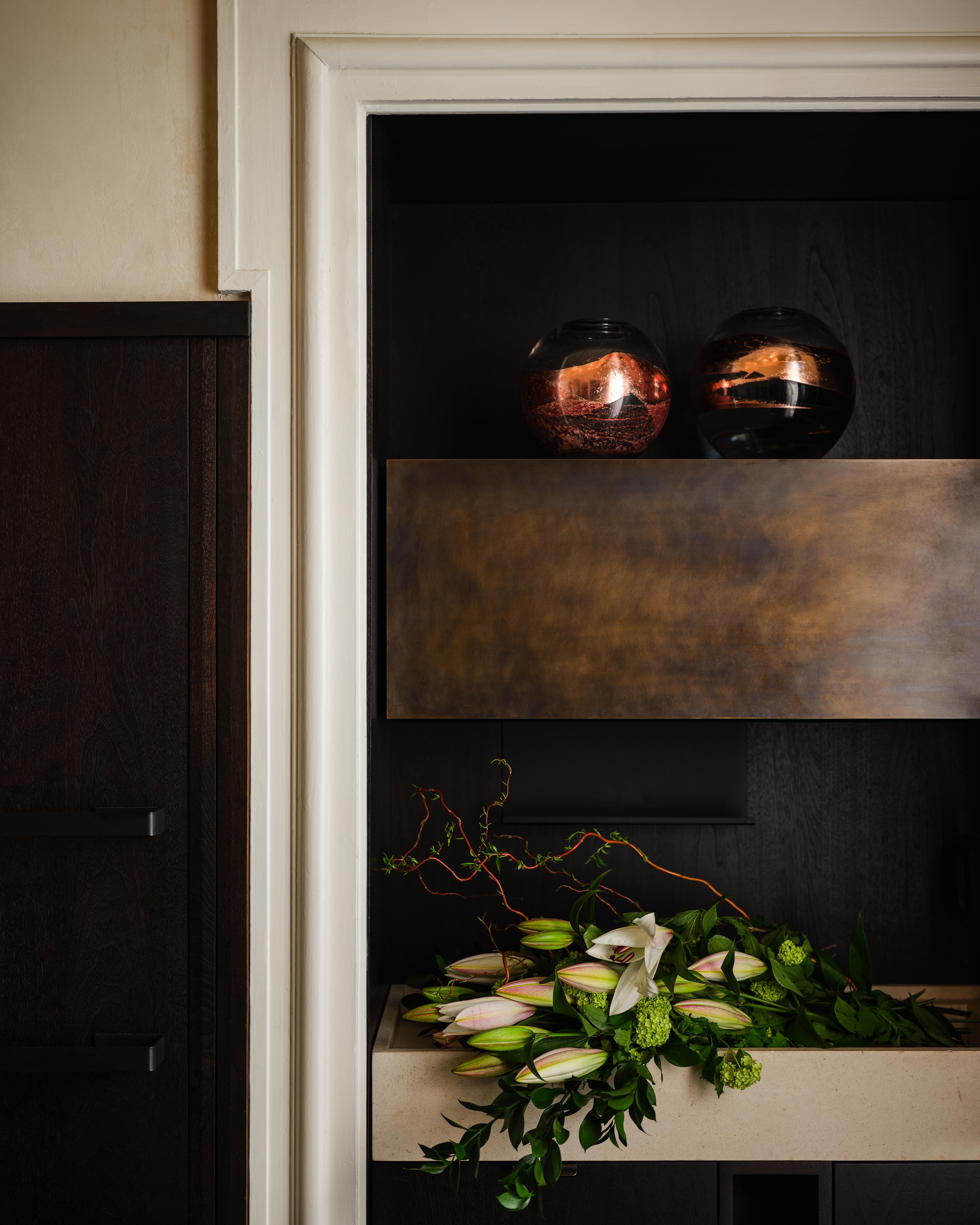 light installation in Milanese interior