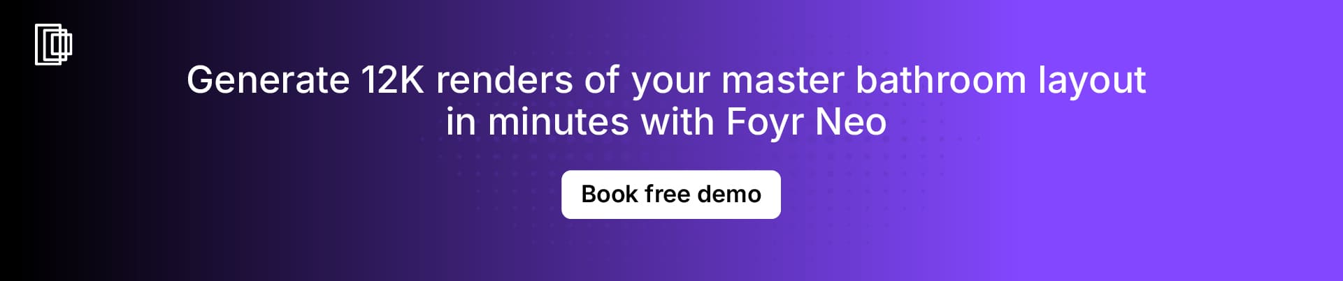 Use Foyr Neo to get 12K renders of large bathroom layout ideas in minutes