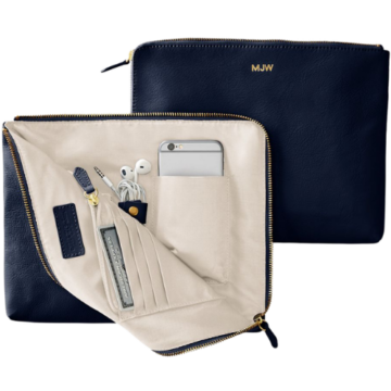 Mark & Graham Commuter Clutch Monogrammed