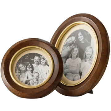 Chris Loves Julia Walnut Frames Pottery Barn