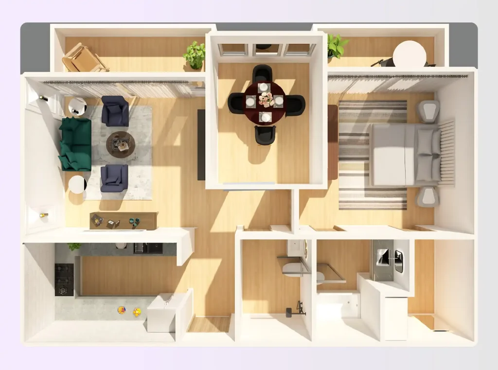 Create floor plan for senior living in Foyr