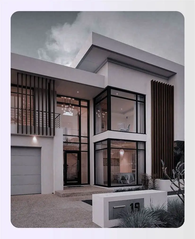 L-shaped corner condo with windows on two perpendicular exterior walls